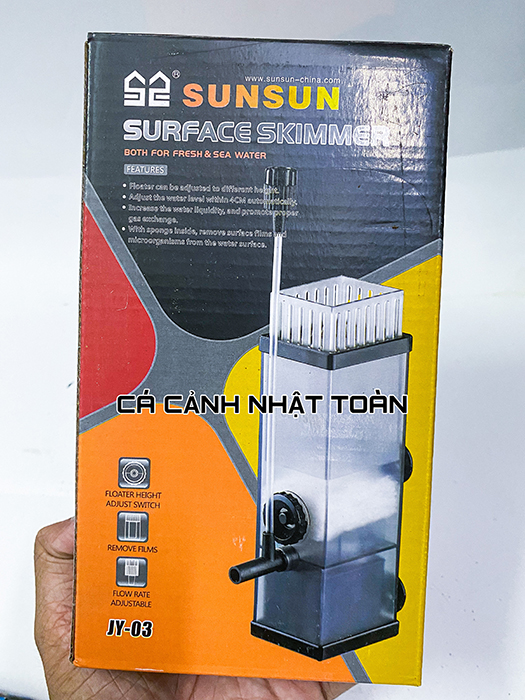 "Hoàn tiền đến 10%" MÁY LỌC VÁN HÚT MẶT HỒ CÁ SUNSUN JY03