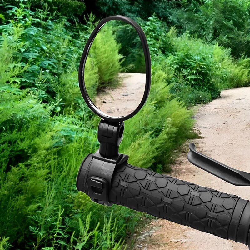2 cái xe đạp đa năng Gương tay lái gương chiếu hậu cho Xe đạp xe máy 360 có thể điều chỉnh xoay cho xe đạp Lái Xe Đạp gương