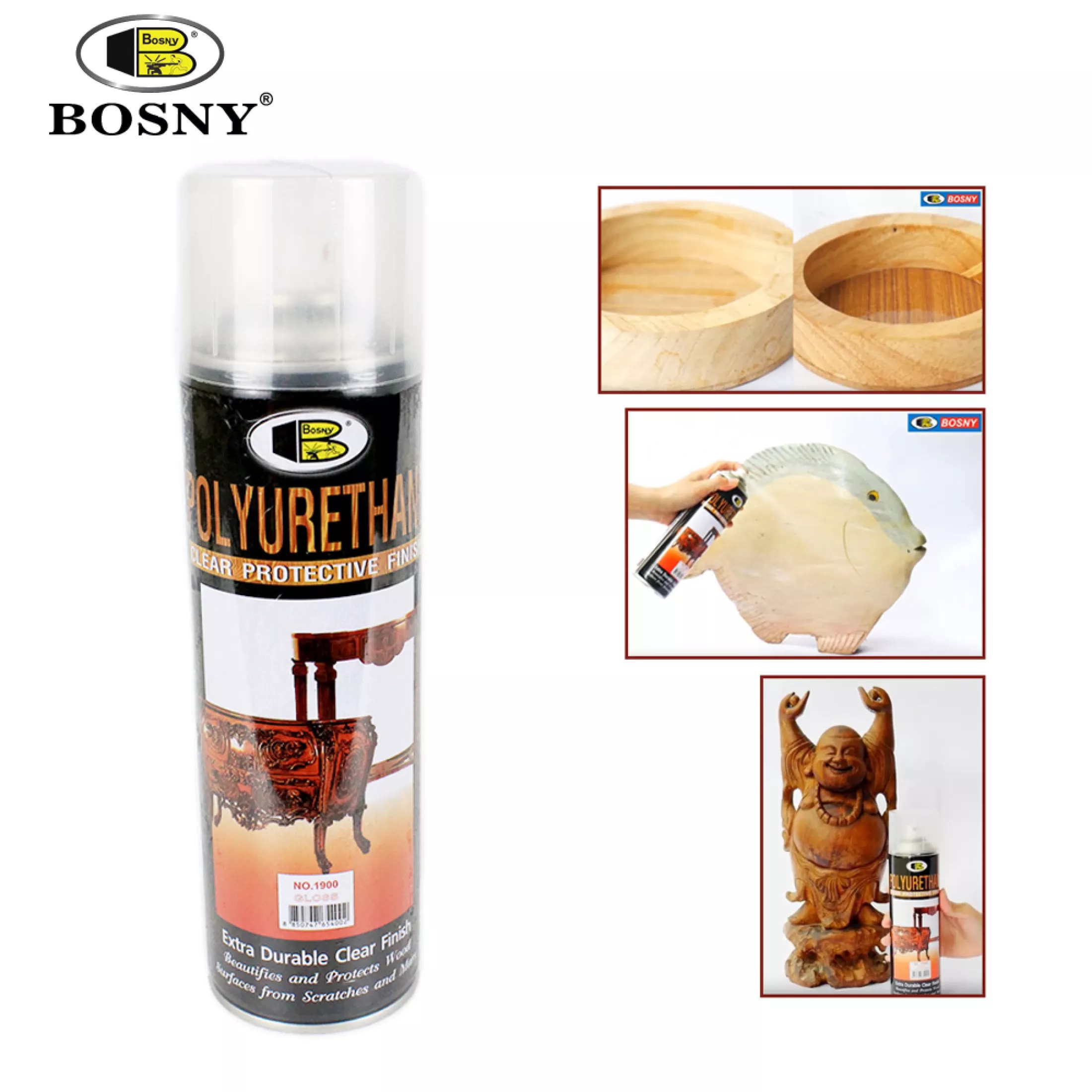 [XỊT CHỐNG THẤM DỘT CÓ LỚP MÀN TRONG] BOSNY Acrylic water seal spray 500cc