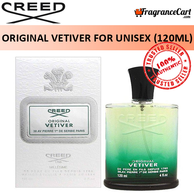 Creed Original Vetiver for Unisex Men Women (120ml) Green [Brand