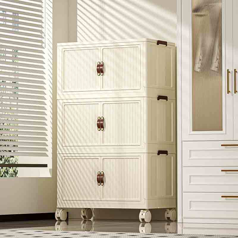 Storage cabinets: folding, multi-layered large toy cabinets, save space,storage cabinets, Plastic,snack cabinets, storage boxes, household lockers, and organizing boxes