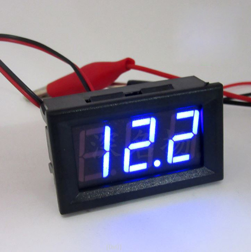 Đồng hồ led MAX30V - đo vôn DC tối đa 30V 48x29mm