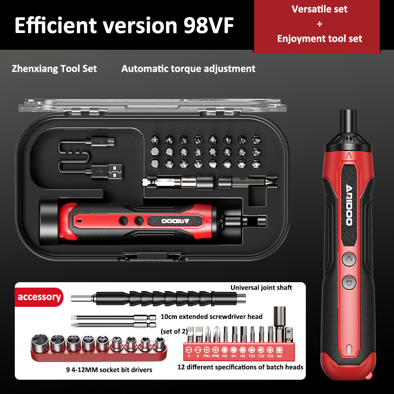 NFA Electric screwdriver small household rechargeable mini lithium battery tool set