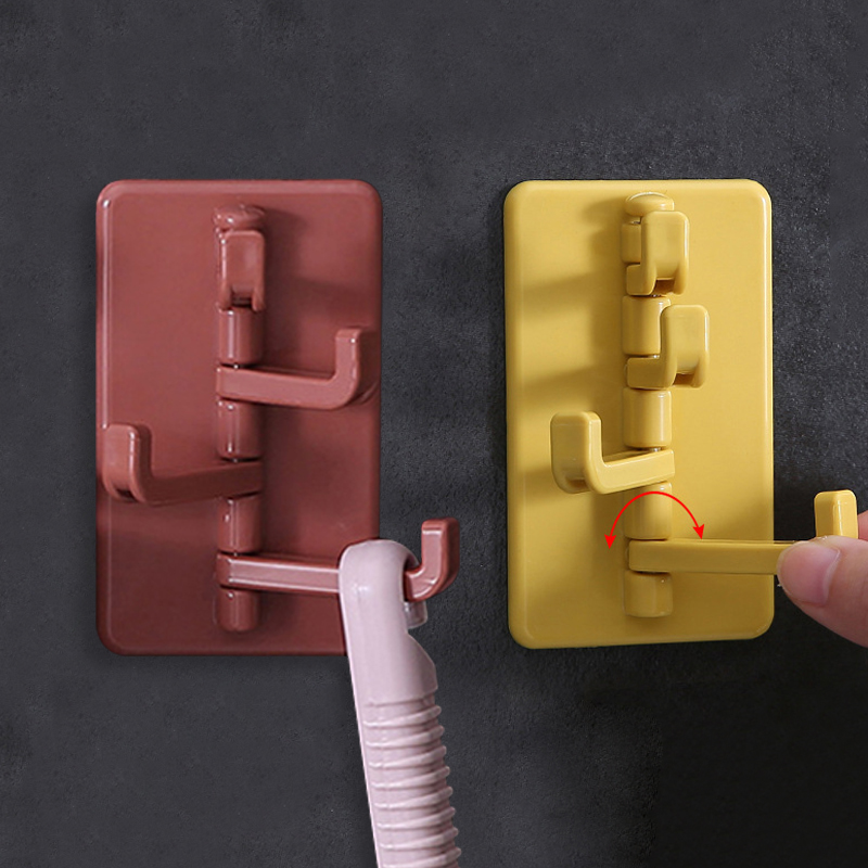 Loozykit sáng tạo Organ móc nhựa móc treo tường nhà bếp nailless treo sau tường phòng tắm móc cửa
