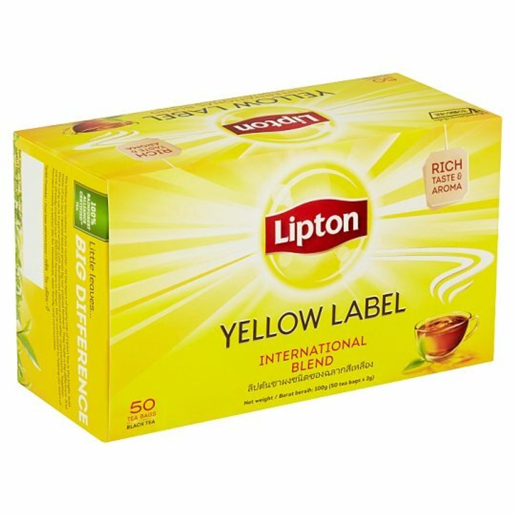 Xả Kho Trà Túi Lọc Lipton Nhãn Vàng 100G (50 Túi x 2Gram) thumbnail