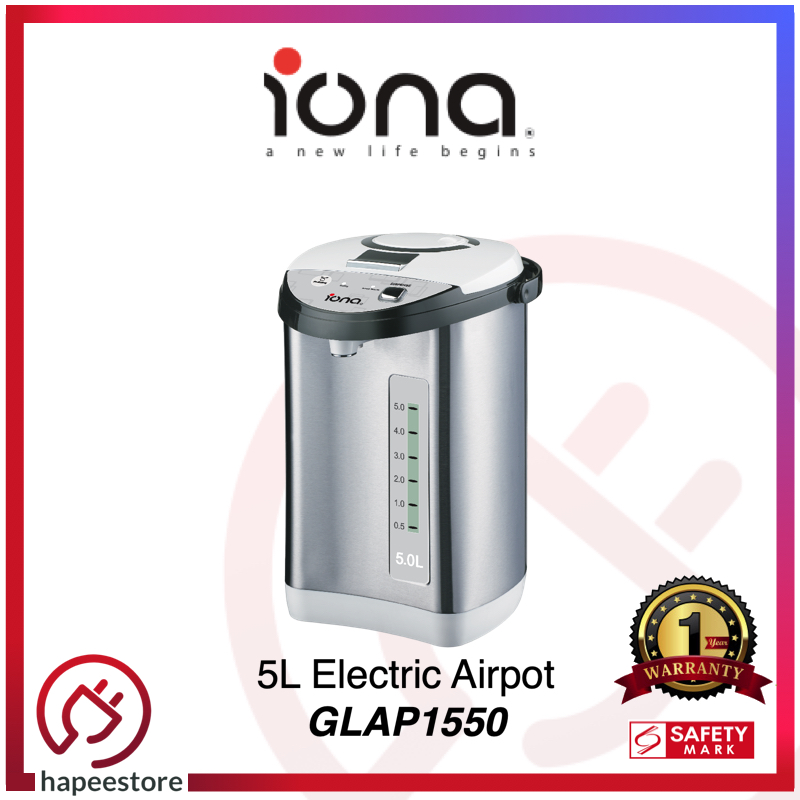 Iona 5L Electric Airpot - GLAP1550 (1 Year Warranty) | Lazada Singapore