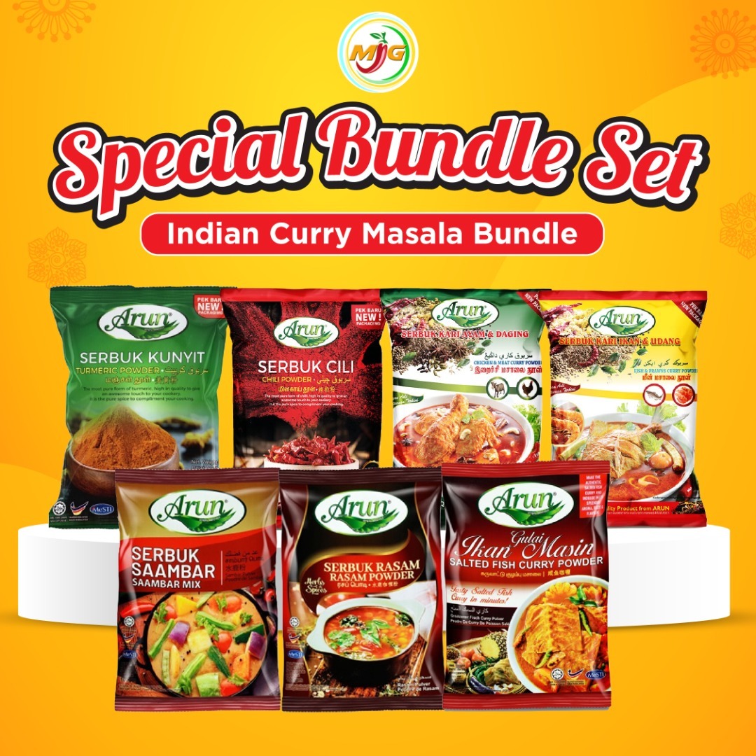 Ez Bizy Indian Curry Masala Bundle Curry Powder Spice Rempah Kari ...