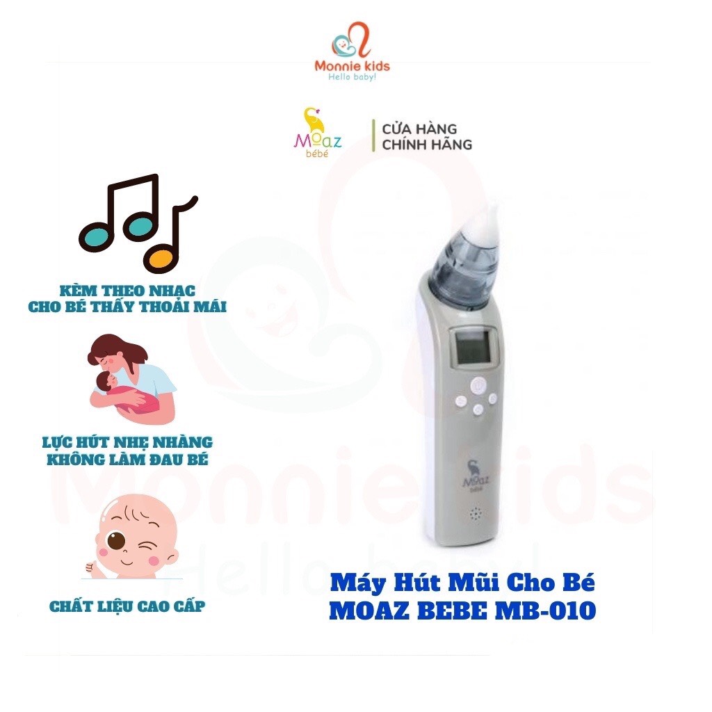 Máy Hút Mũi Cho Bé MOAZ BEBE MB-010 (Bảo Hành 12 Tháng)