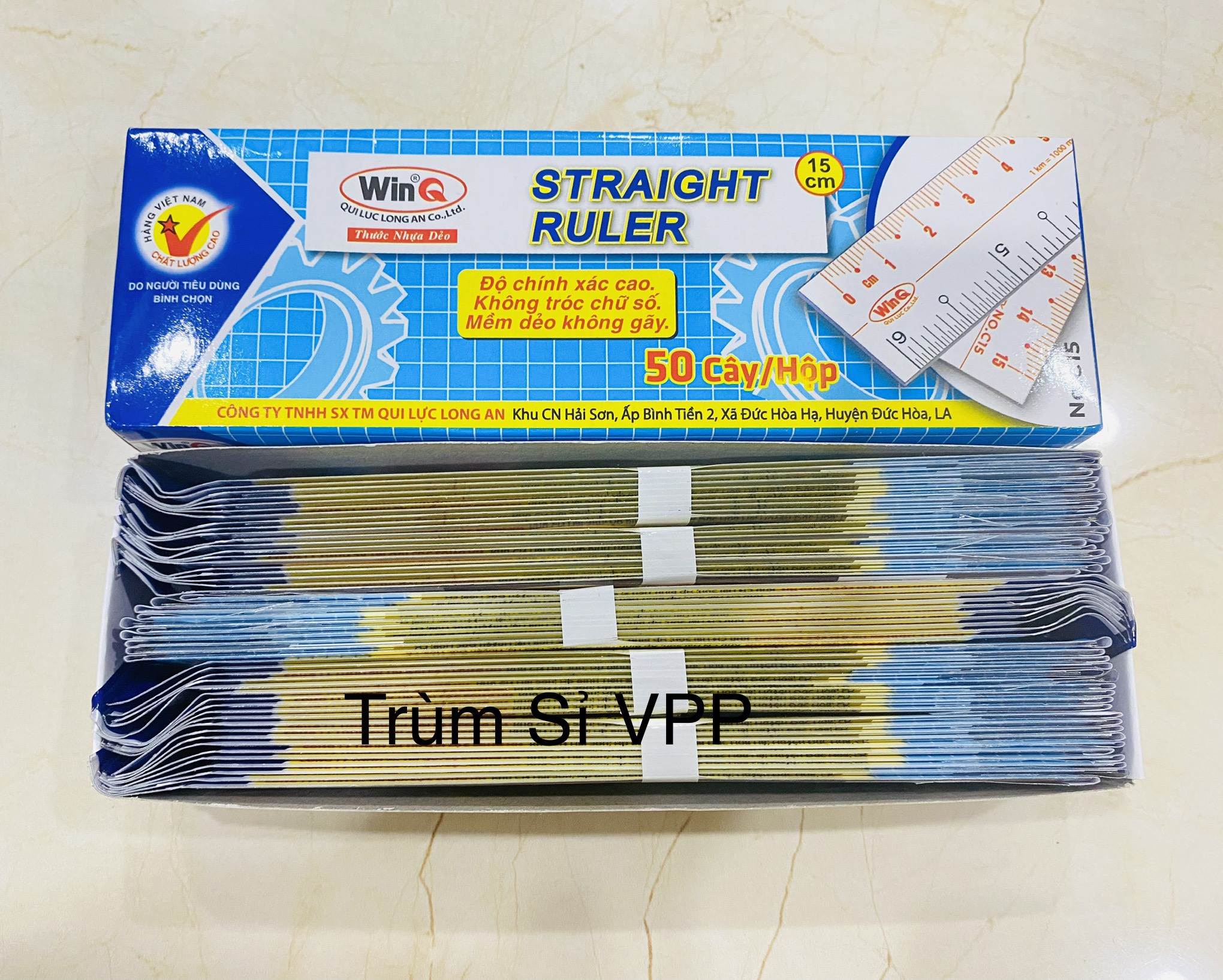 Thước dẻo WinQ C15 - 15cm ( 50 cây/ hộp)