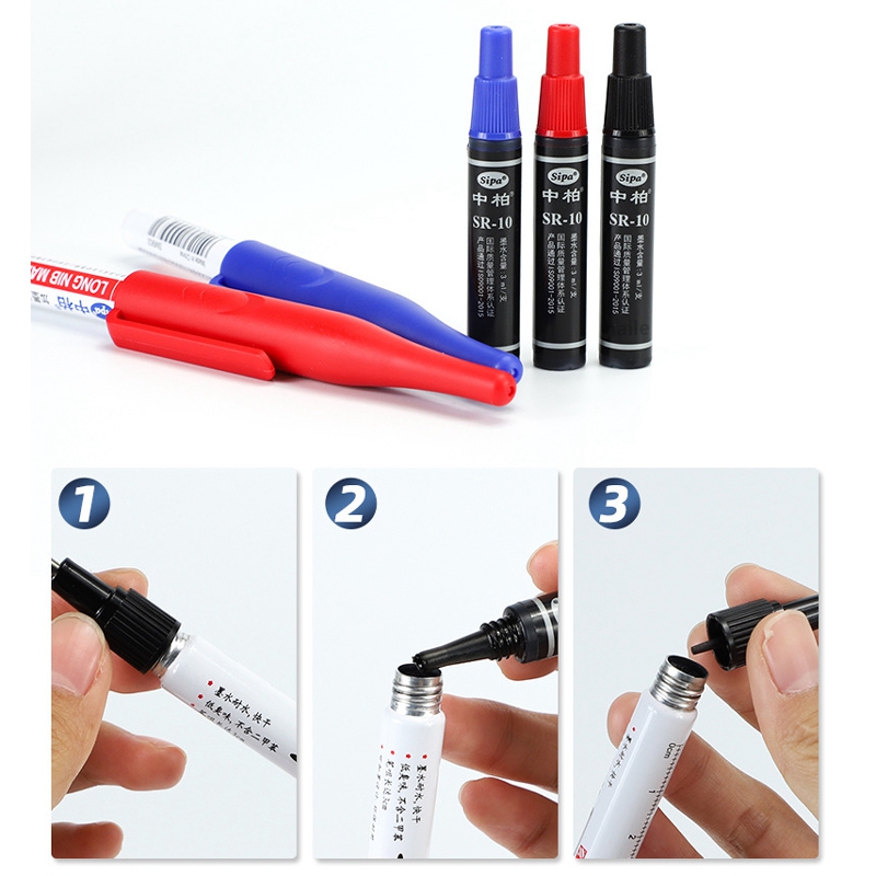 %E3%80%90The%20Quiet%20Page%E3%80%91Haile%20Can%20Add%20Ink%2020/30mm%20Deep%20Drill%20Hole%20Marker%20Long%20Nib%20Set%20Water%20Proof%20Decoration%20Construction%20Woodworking%20Paint%20Markers%20Pens%20-%20Image%206