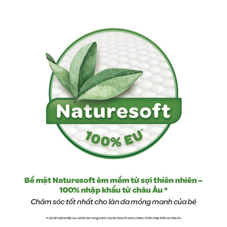 Bỉm tã dán Huggies Platinum Nature Made size S 82 miếng (4-8kg)