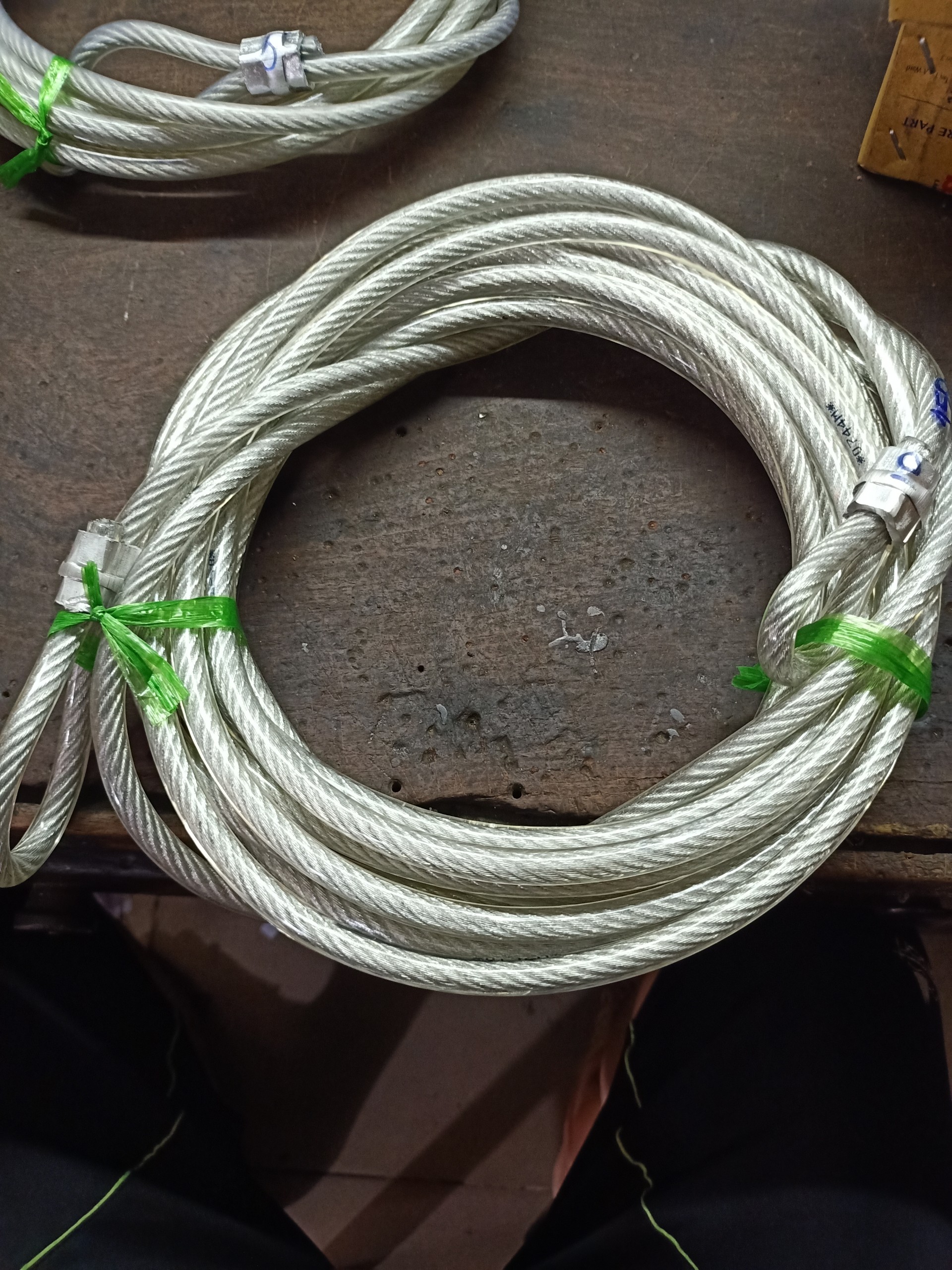 Dây cáp thép bọc nhựa khóa xe 10m