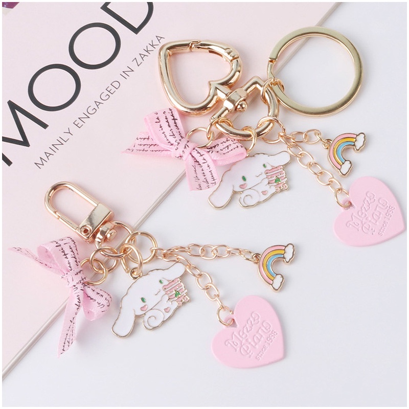 Cinnamon Keychain Headphone Protector Couple Bag Charms