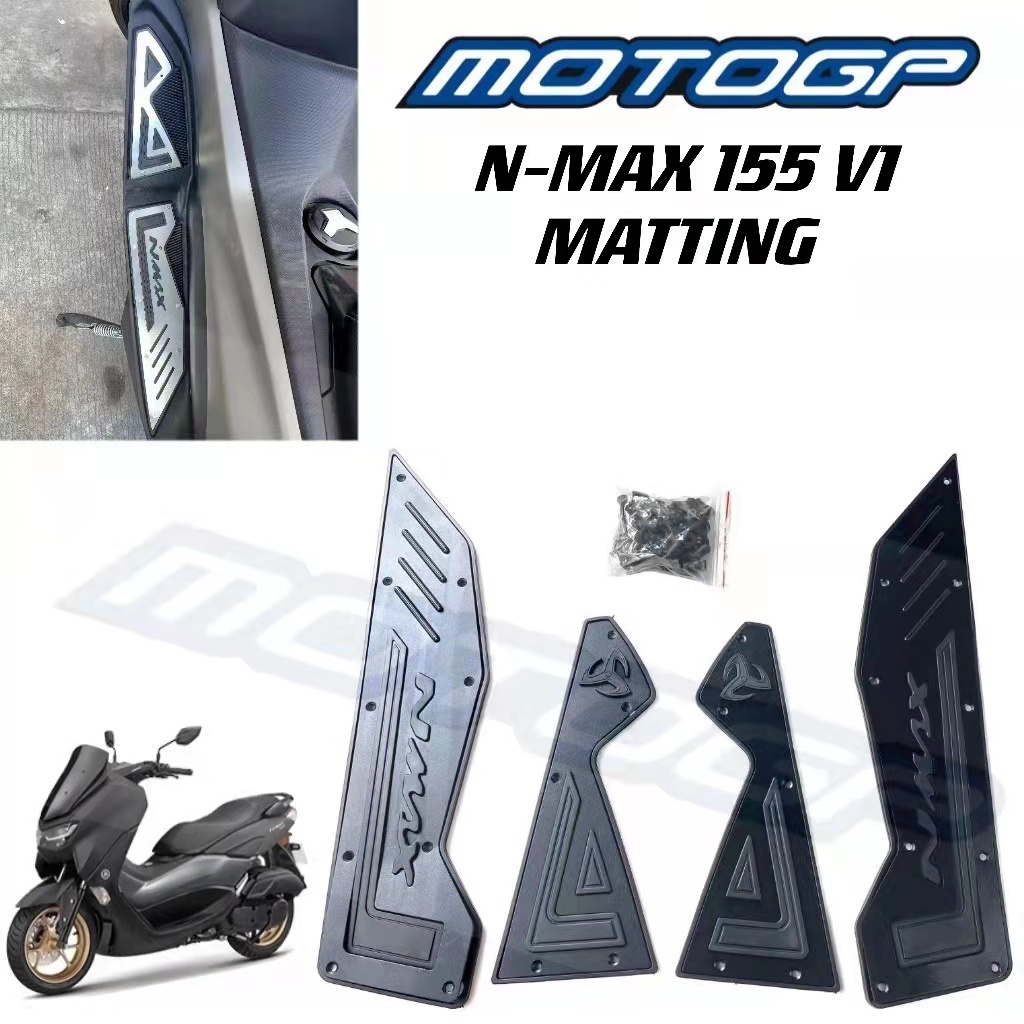 Yamaha Nmax 2019 V1 Matting Footboard With Complete Bolts and Nuts Included Motorcycle Accessories