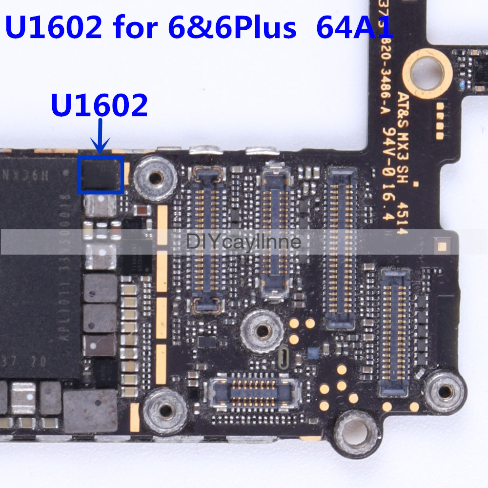 New original U1602 for iPhone 6/6Plus LM3564 camera flash control