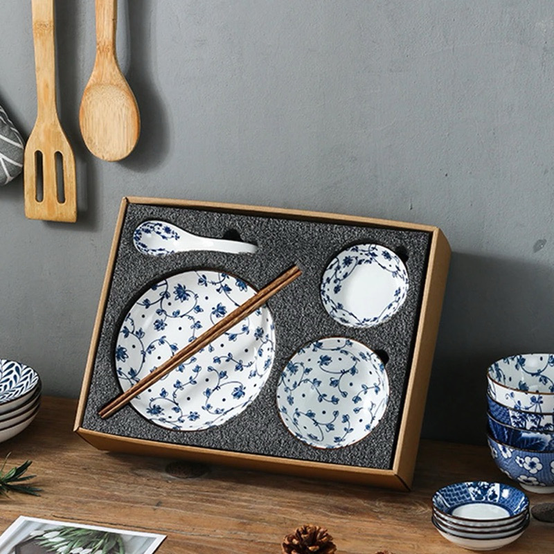 [SG Stock] Ceramic Rice Bowls & Plates Japanese Style Dinnerware