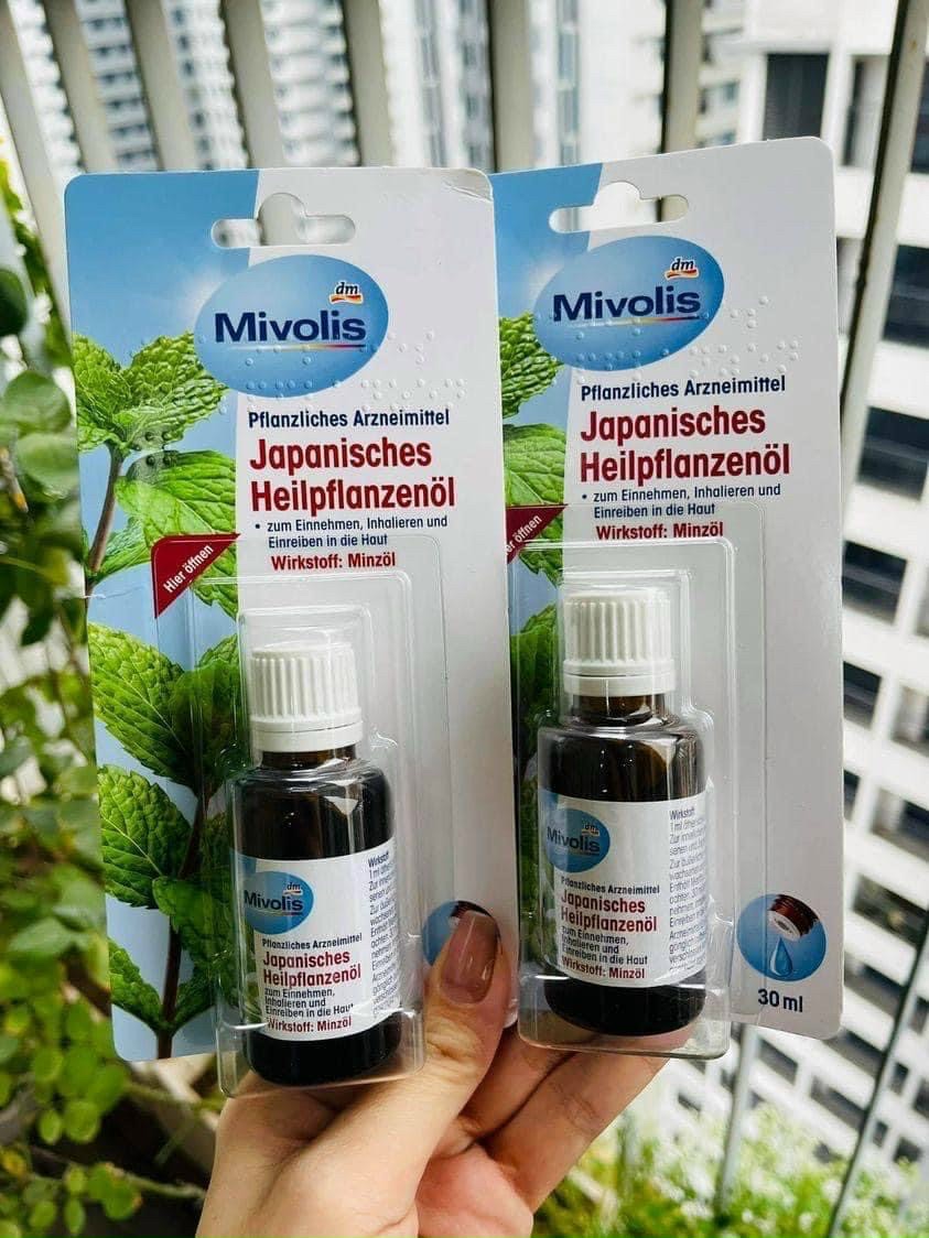 DATE MỚI NHẤT Tinh Dầu Bạc Hà Mivolis Japanisches Heilpflanzenol, 30 ml thumbnail