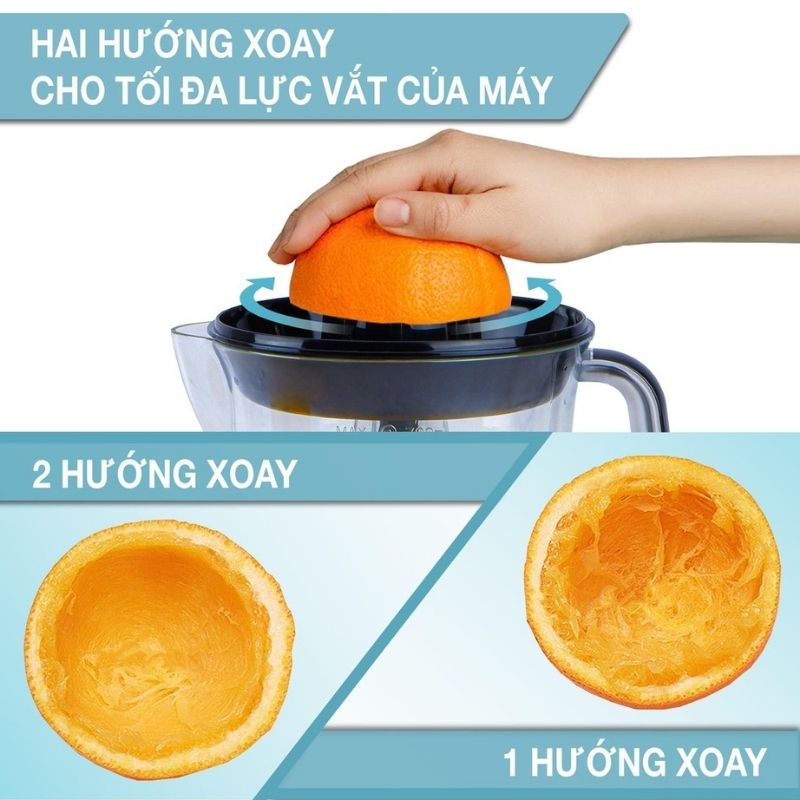 Máy vắt ép cam LEBENLANG của Đức dung tích 700ml DIMICO