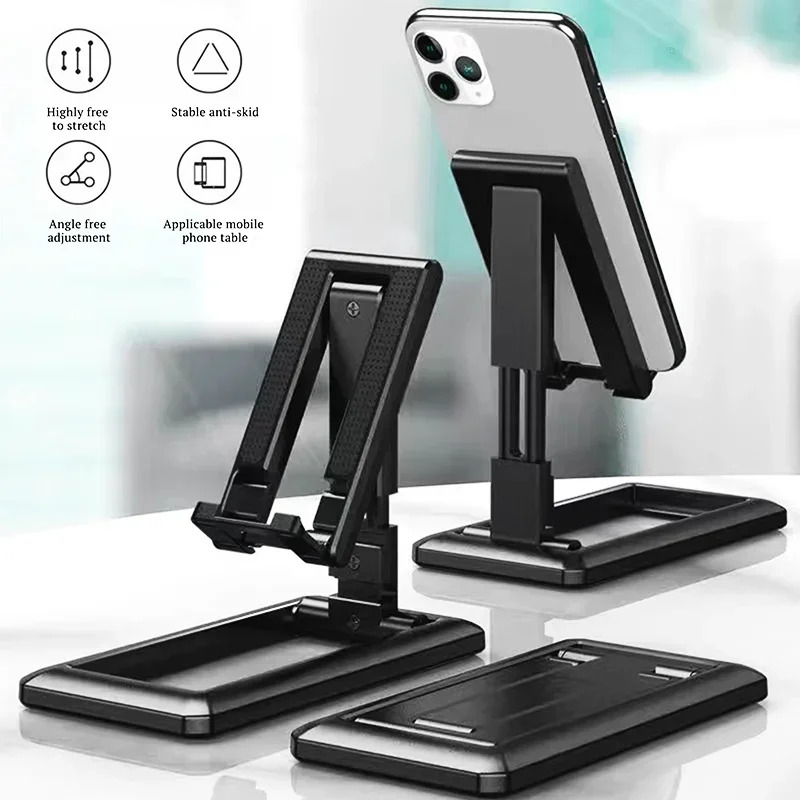 Có thể gập lại máy tính bảng điện thoại di động điện thoại để bàn chân đế cho iPad iPhone Samsung Bàn Chủ bàn có thể điều chỉnh Bracket Đế đỡ điện thoại thông minh