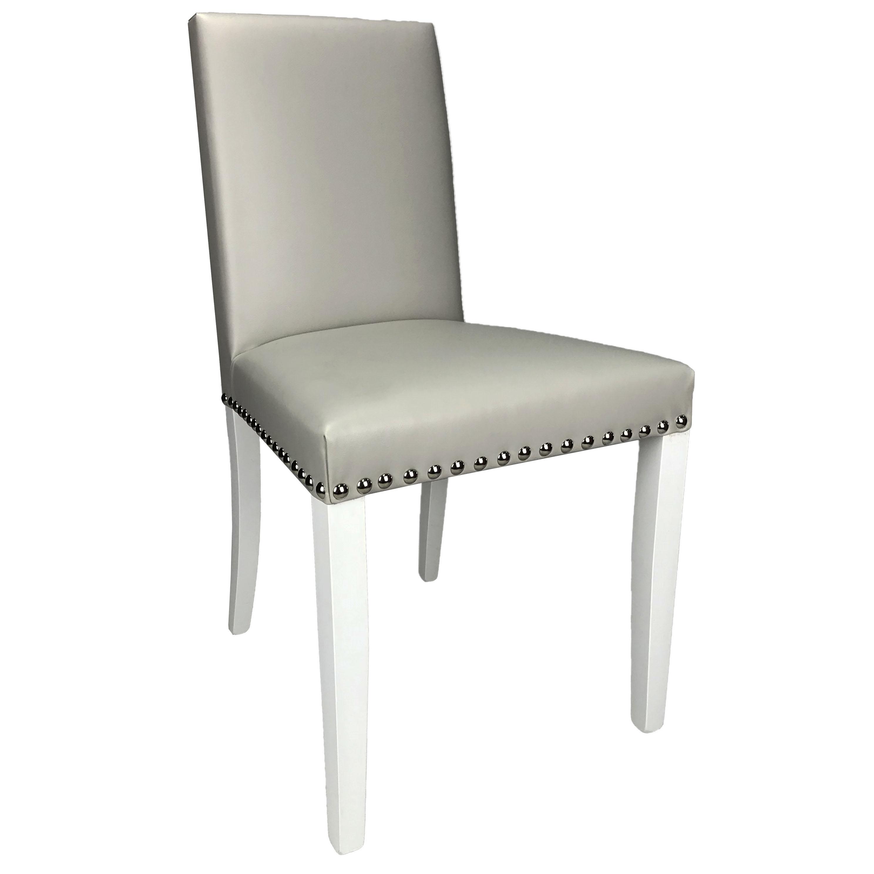 Upholstery Nails Dining Chair Grey Pu Brand New Lazada Singapore Upholstery Nails Dining Chair Grey Pu