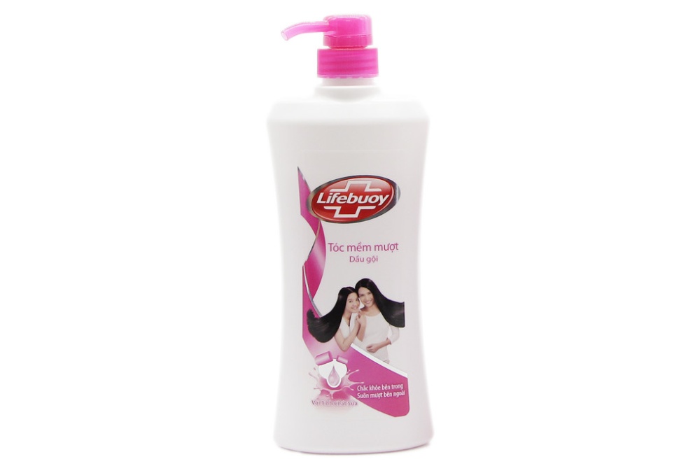 Dầu gội Lifebuoy tóc mềm mượt chai 640g - dầu gội đầu life buoy chăm sóc tóc gia đình