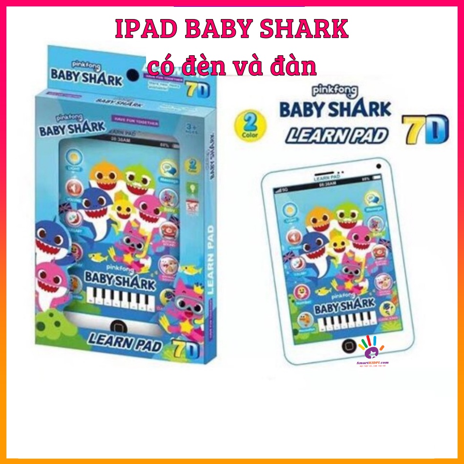 May tinh bang baby shark cho bé