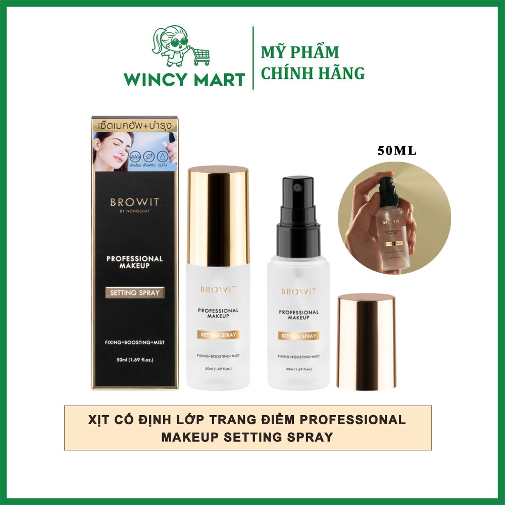 Nước tẩy trang mắt môi chuyên dụng browit by nongchat professional clean eye & lip remover 45ml/150ml - wincy mart