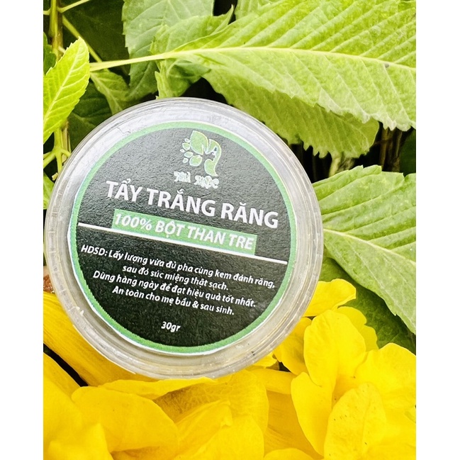 Tẩy trắng răng - Bột than tre hoạt tính 30gr