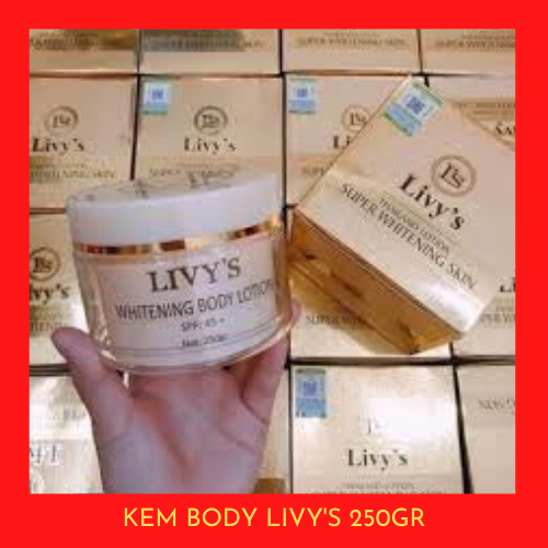 Kem body livy thái lan dưỡng trắng da