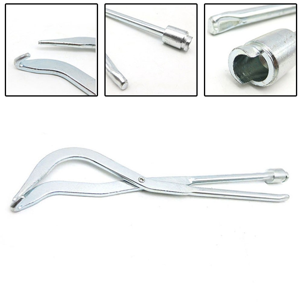 【Bluespot】 Easy to Use Chrome Plated Spring Pliers Perfect for Drum Brake Servicing