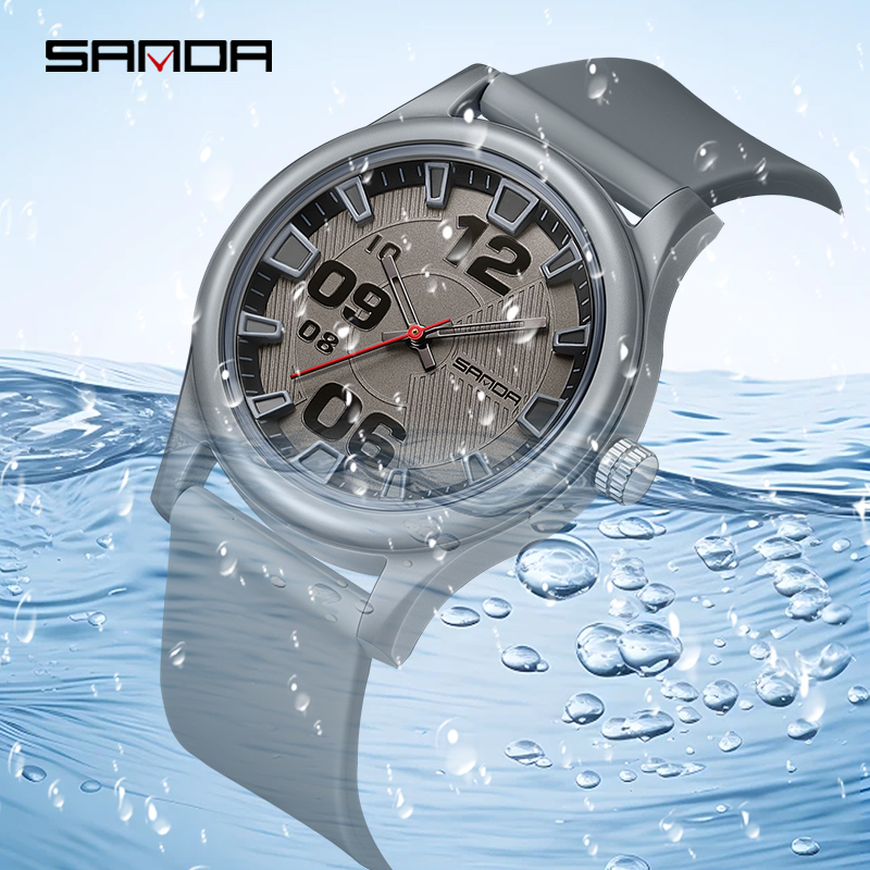 SANDA New Fashionable and Minimalist Student Watch Simple Trendy and Versatile Men Watch Women Watch SD3252-4.