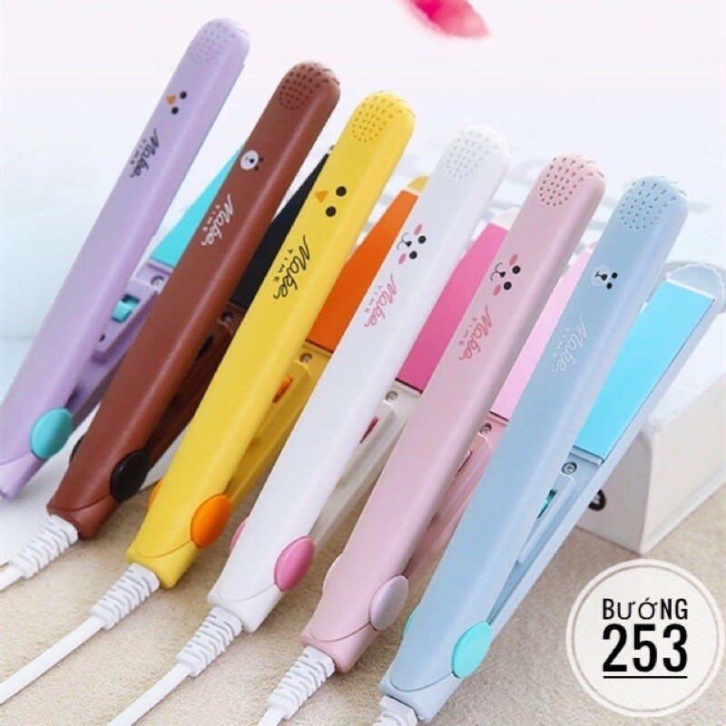 Kẹp uốn tóc duỗi tóc mini, Máy là tóc mini Make Time, Máy ép tóc mini hàng chuẩn đẹp, đồ dùng cần thiết cho mọi cô nàng
