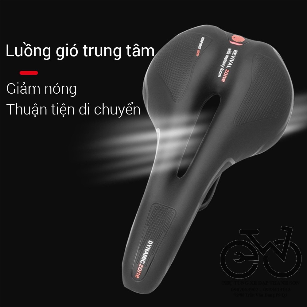 Yên xe đạp thể thao cao cấp siêu êm mông thoáng khí