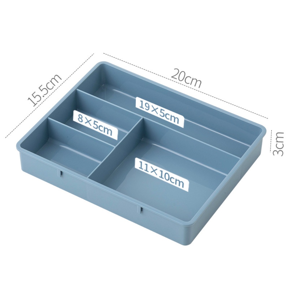 VXUAIQ STORE Multi-Purpose Stationery Container Compartment Drawers Storage Box Divide Drawer Organizer Cosmetics Tray Divider Desktop Storage Bin