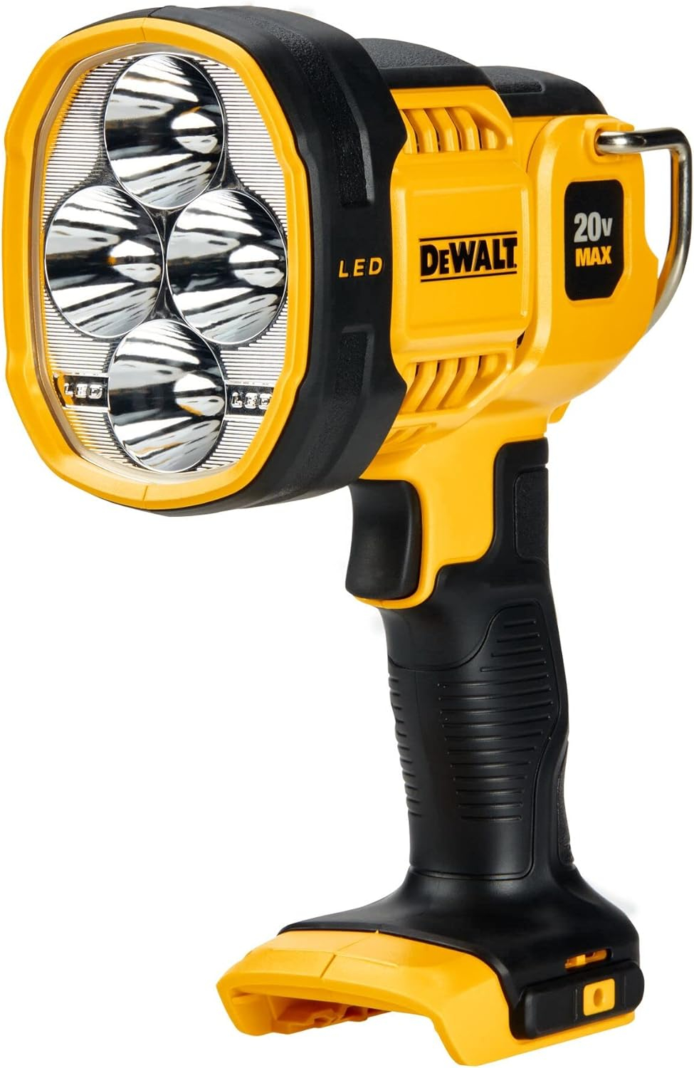 DEWALT 20V MAX LED Work Light, 508 Yard Distance, 90 Degree Pivoting Head,  1500 Lumens of Brightness, Cordless (DCL043), Yellow Spotlight Lazada