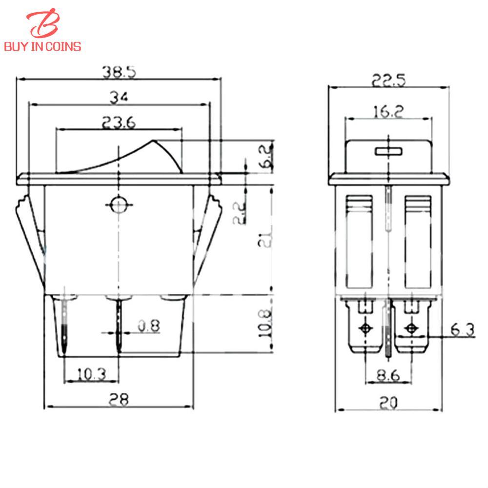 Hình thuyền 12 V 35A Xe Ô Tô Tự Động Sương Mù Đính Đá Tặng Công Tắc-Xanh Dương