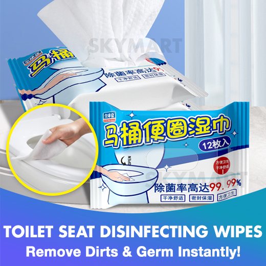 Toilet Bowl Seat Cover Wipes Disinfecting Wipe Cleaning Wipes Travel