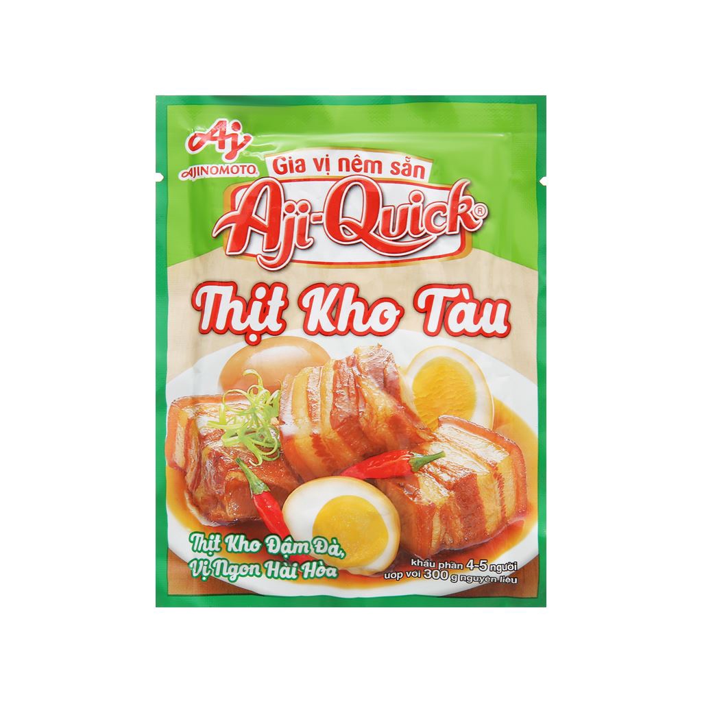 Aa gói gia vị thịt kho tàu aji quick 32g ot
