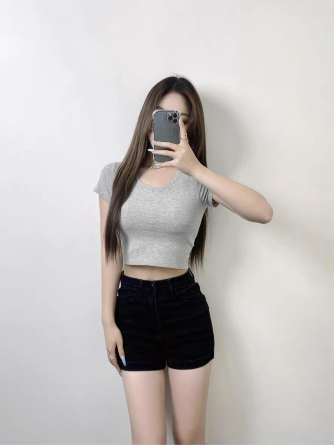 Áo thun Nữ Croptop Ctton bozip Siêu mát