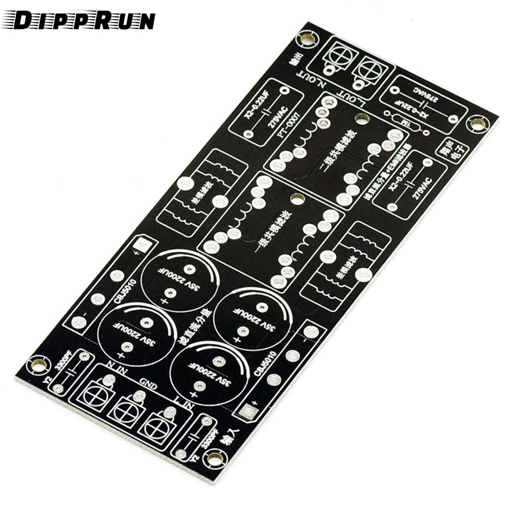 DIPPRUN DC LC Filter DC EMI Power Filter 0 to 50V 4A 10A 20A Filtering Board EMI Suppression Module