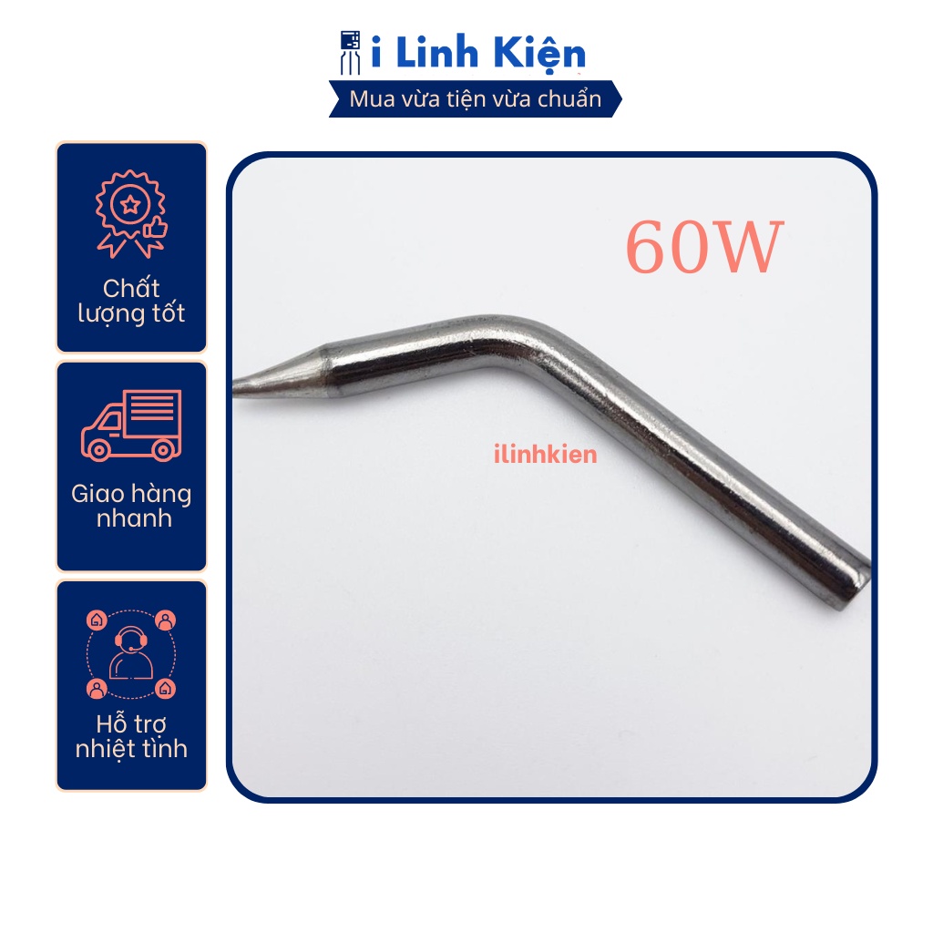 Đầu mũi hàn 60W cong chất lượng tốt