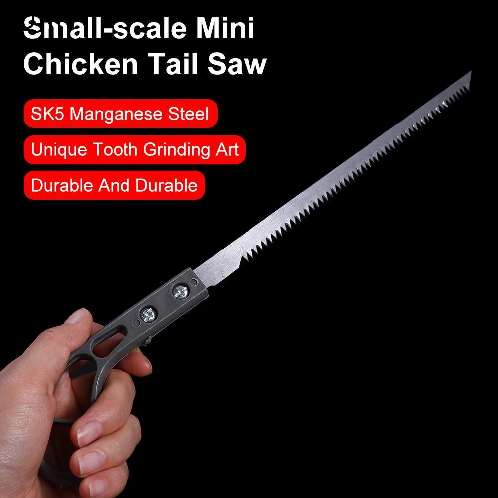 LUJIN 2pcs Chặt Cưa tay Thuận tiện Cắt Cưa đuôi gà Đa chức năng Nhỏ Cưa gỗ
