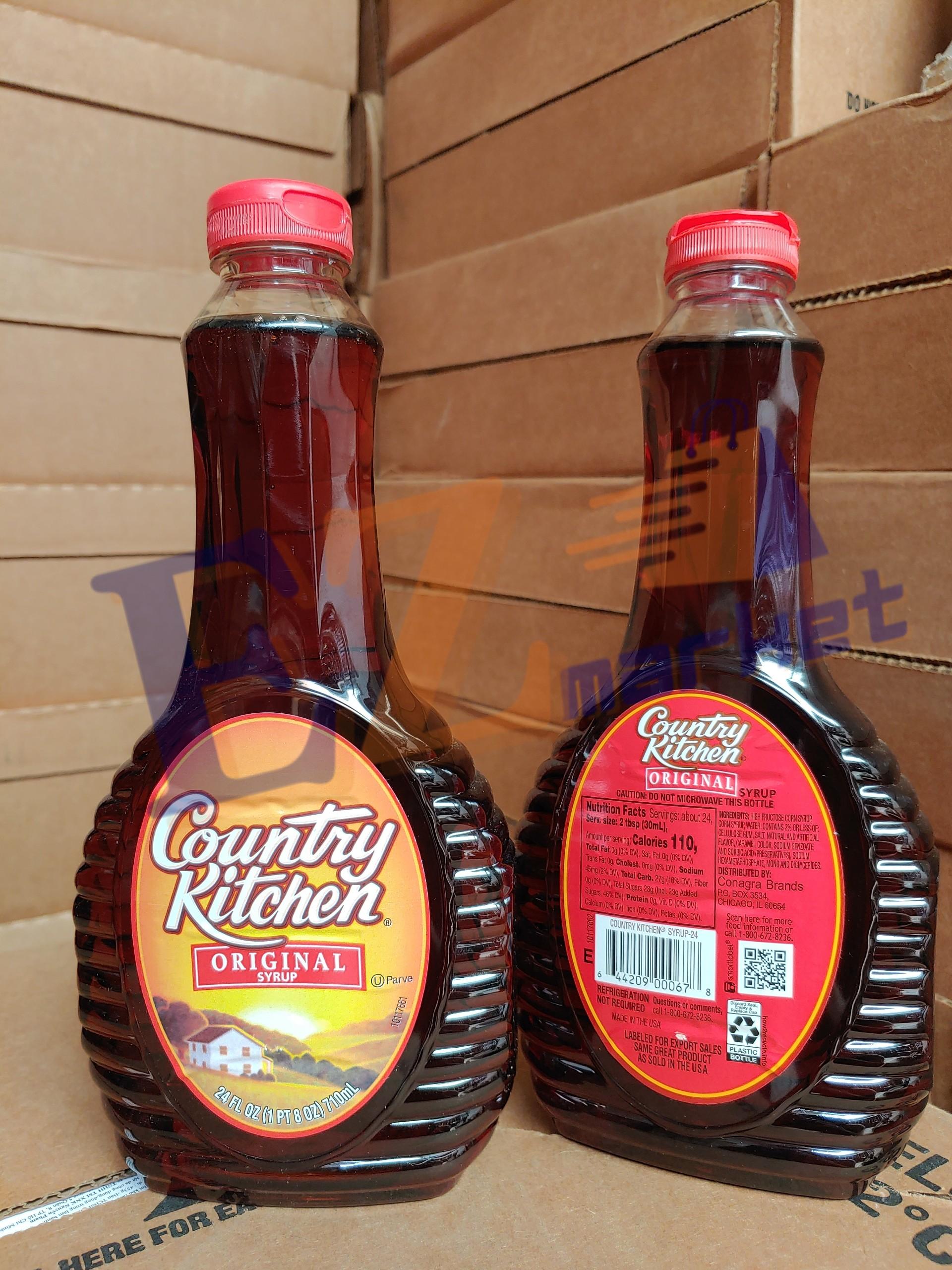 Si rô Nước đường Syrup Country Kitchen Original (Xuất xứ: Mỹ),Date : 31.01.27