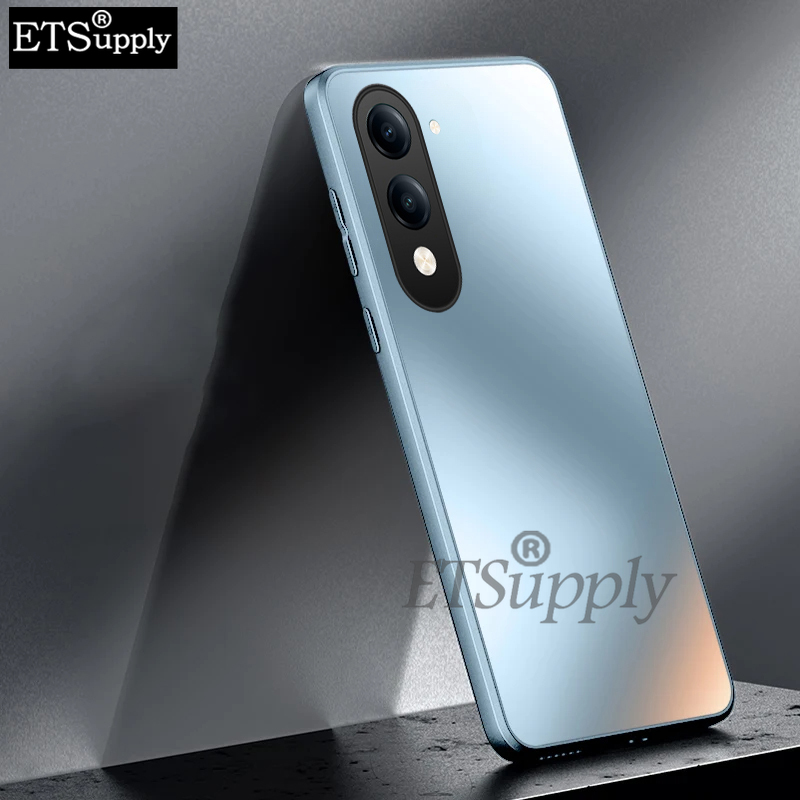Phone case Vivo Y19S GT Y29S Y29T Shockproof Non-slip Matte meatl anti-fingerprint Hard Back cover Vivo Y04 4G Back cover.