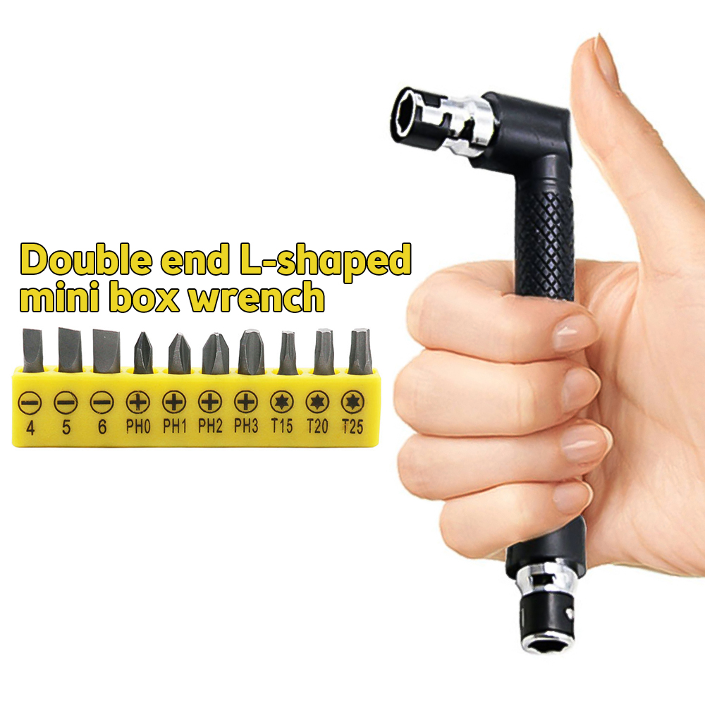 【Ready Stock】PANTHON Ratchet Set Mini Ratchet Set with Phillips Slotted and Adapter for Other Socket Sizes Used in Tight Spaces