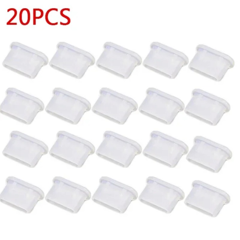 【Top-rated】 20Pcs USB C Dust Plug Type C Anti Dust Cover Cap Phone Charging Port Protective Plug Compatible with 15 Pro.