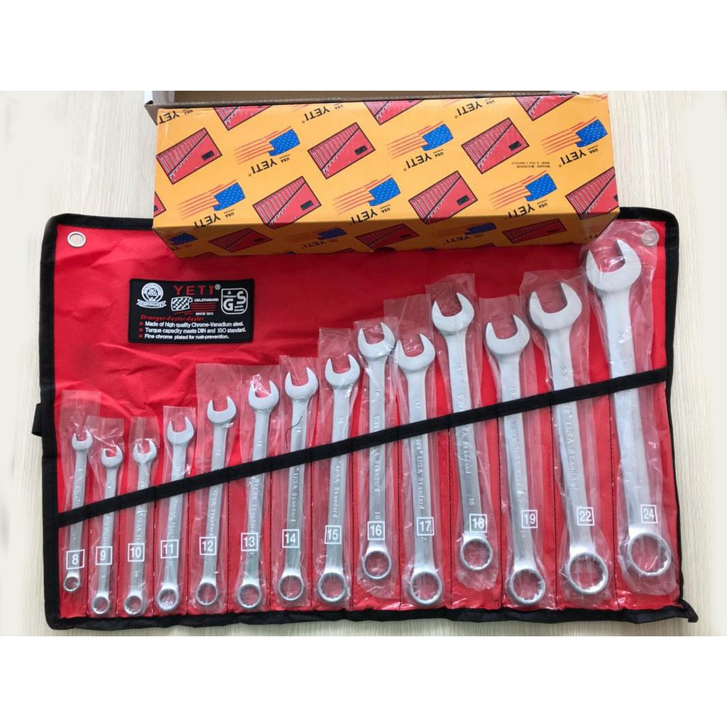 Bộ cờ lê 14 món từ 8-24MM - Hàng nhập khẩu