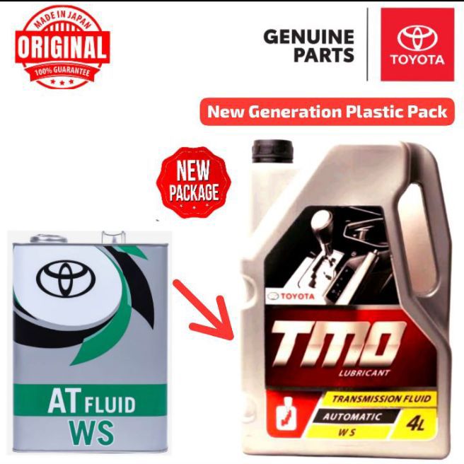 Genuine Atf Ws Made In Japan 4 Litre. 