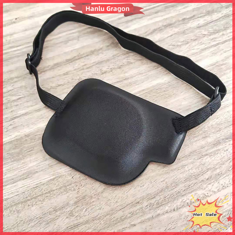 Hanlu Pirate Eye Patch Unisex Black Single Eye Patch Eyepatch One Eye Concave EyePatch