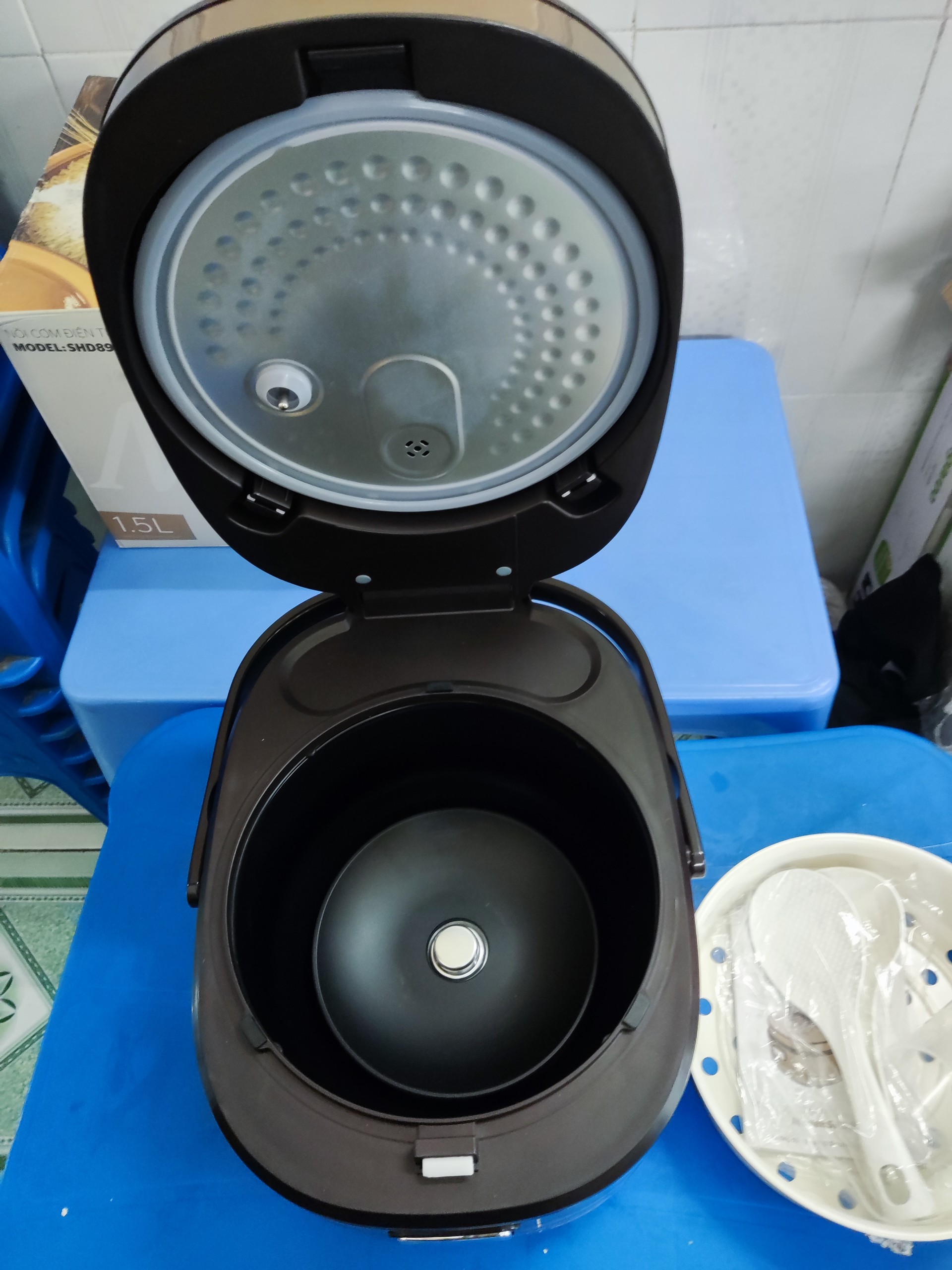 [HCM]Nồi cơm điện cao tần Sunhouse Mama SHD8955 (1.5 lít)